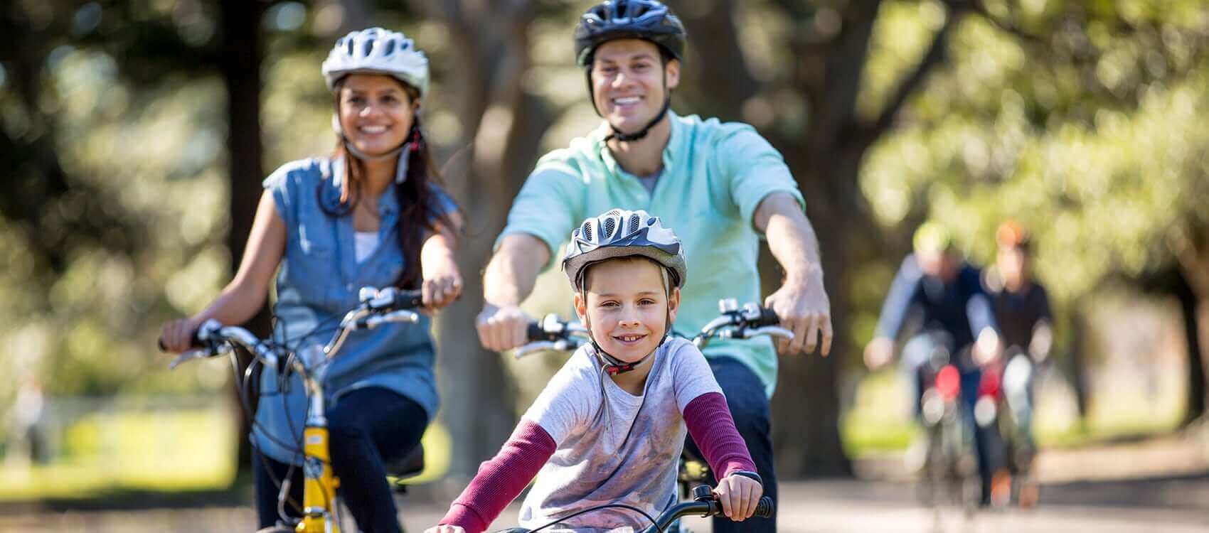 Cycling Centenial Park Sydney