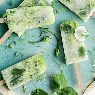 Summer Greens Popsicles