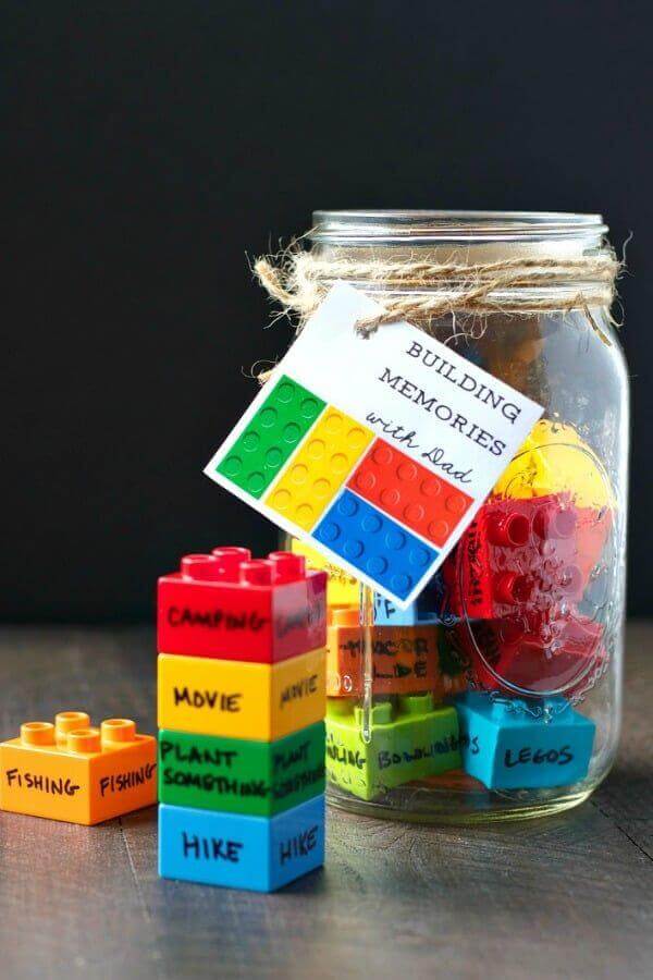Lego Memory Jar