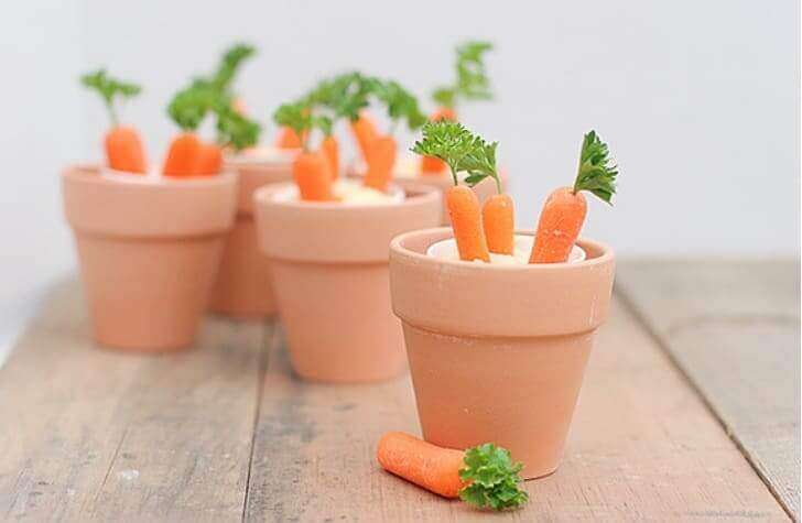 Carrot and Hummus Patches