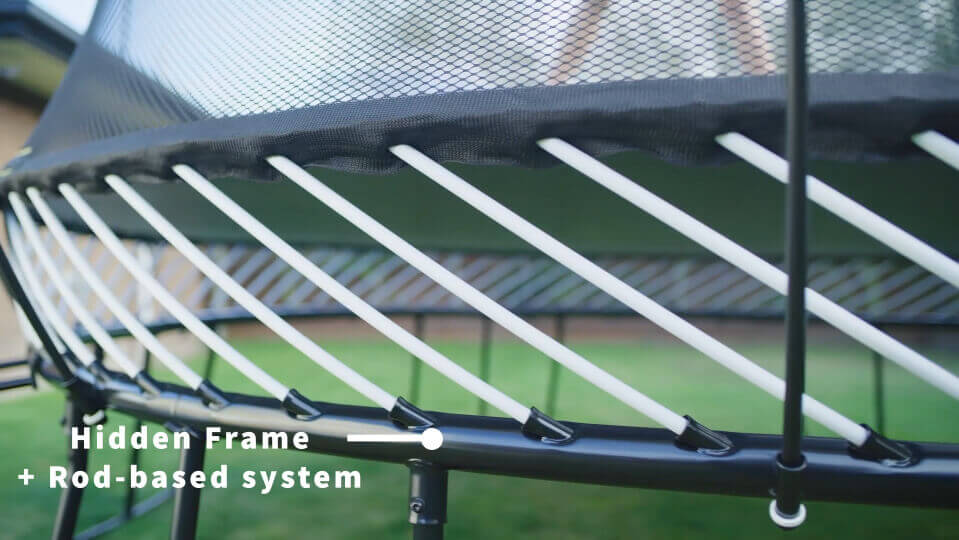 Springfree trampoline Hidden Frame & Mat Rods