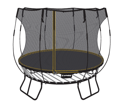 Installed trampoline